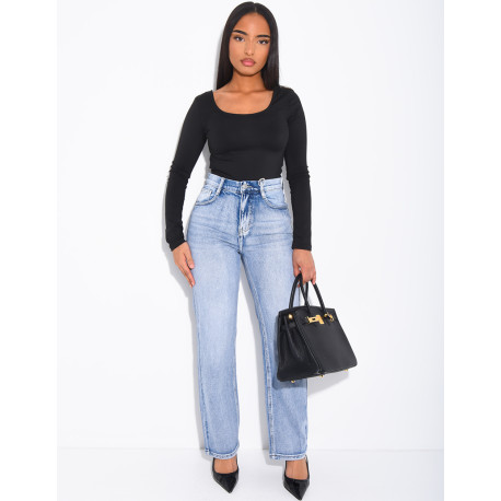 Jeans coupe droite