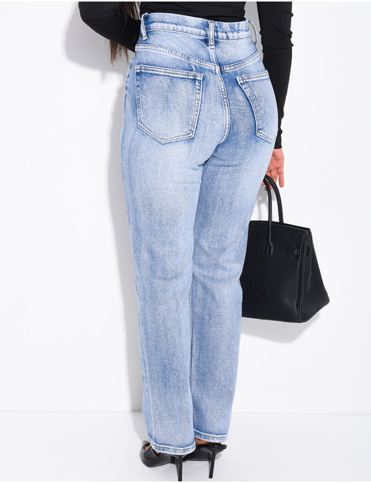 Jeans coupe droite