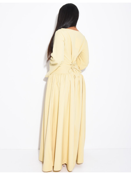 Long button-up dress