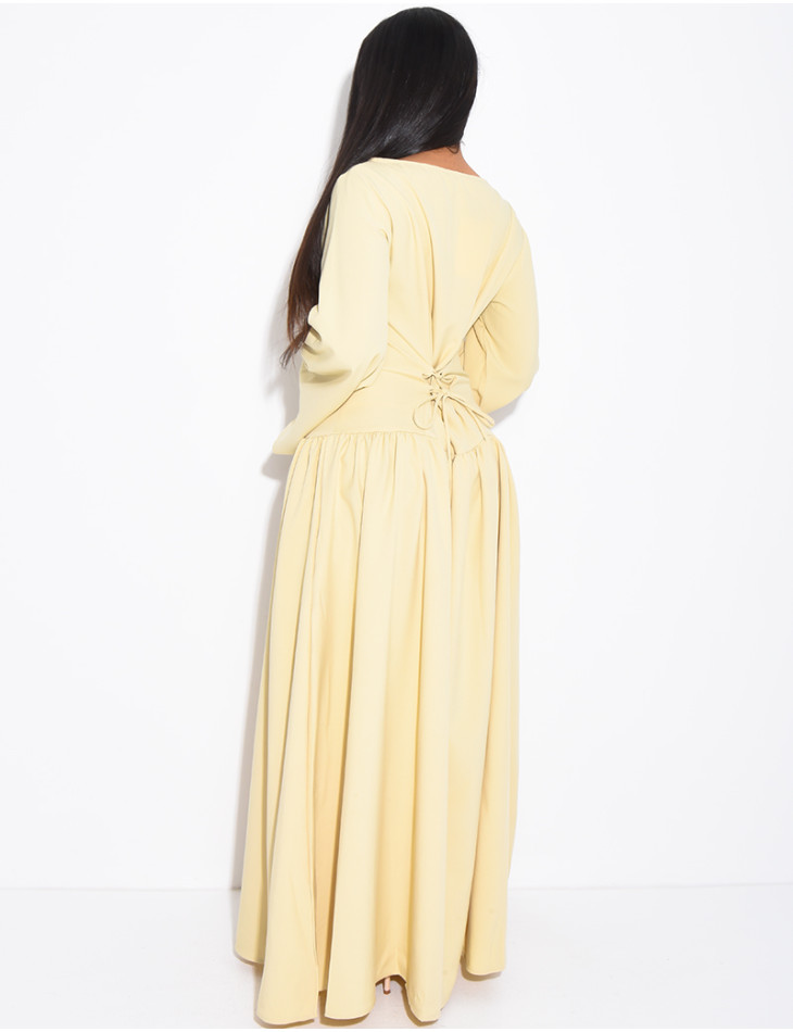 Long button-up dress
