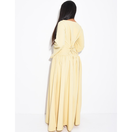 Long button-up dress
