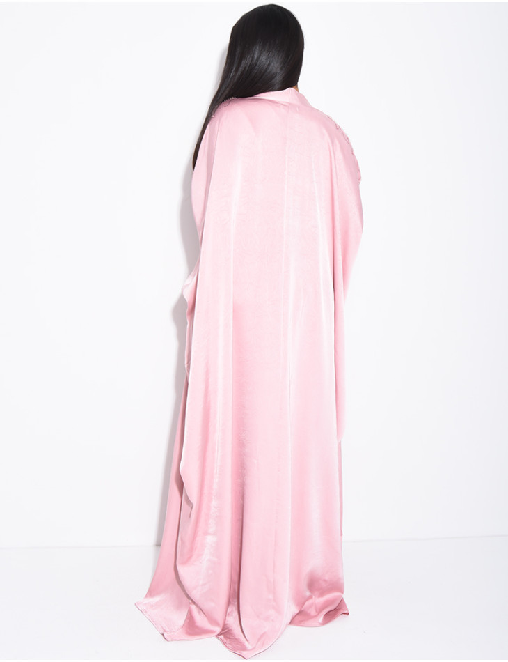 Set aus Kleid und Premium-Kimono mit Strasssteinen an den Ärmeln.