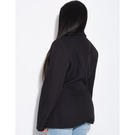 Premium fitted blazer with side closure