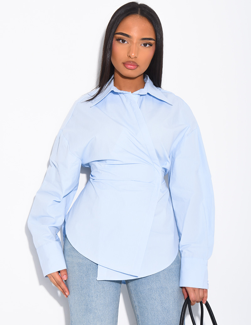 Tailliertes Hemd mit...