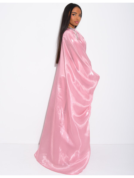 Abaya mit Kristallen