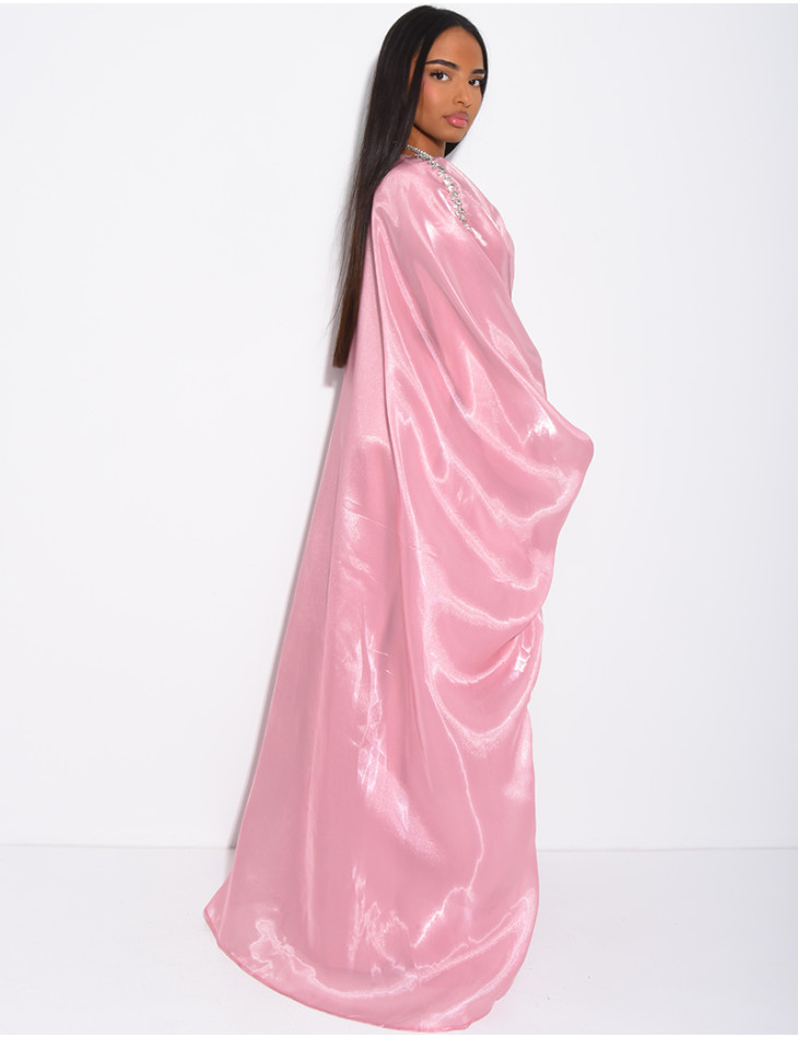 Abaya mit Kristallen