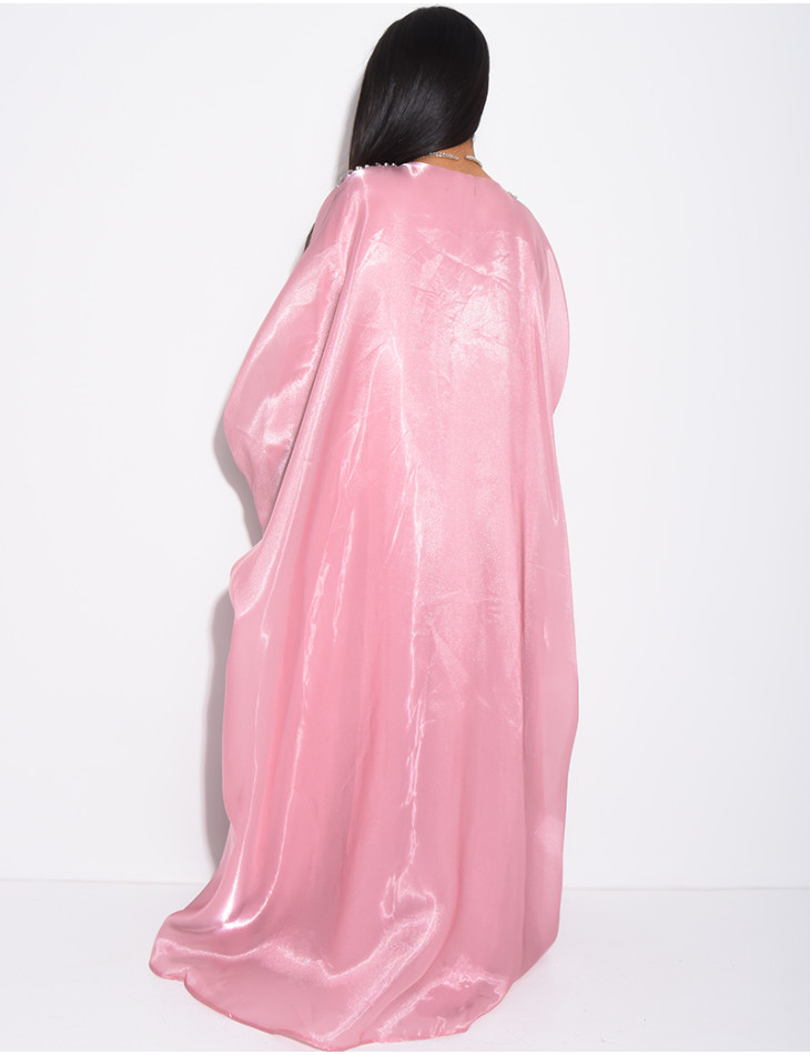 Abaya mit Kristallen