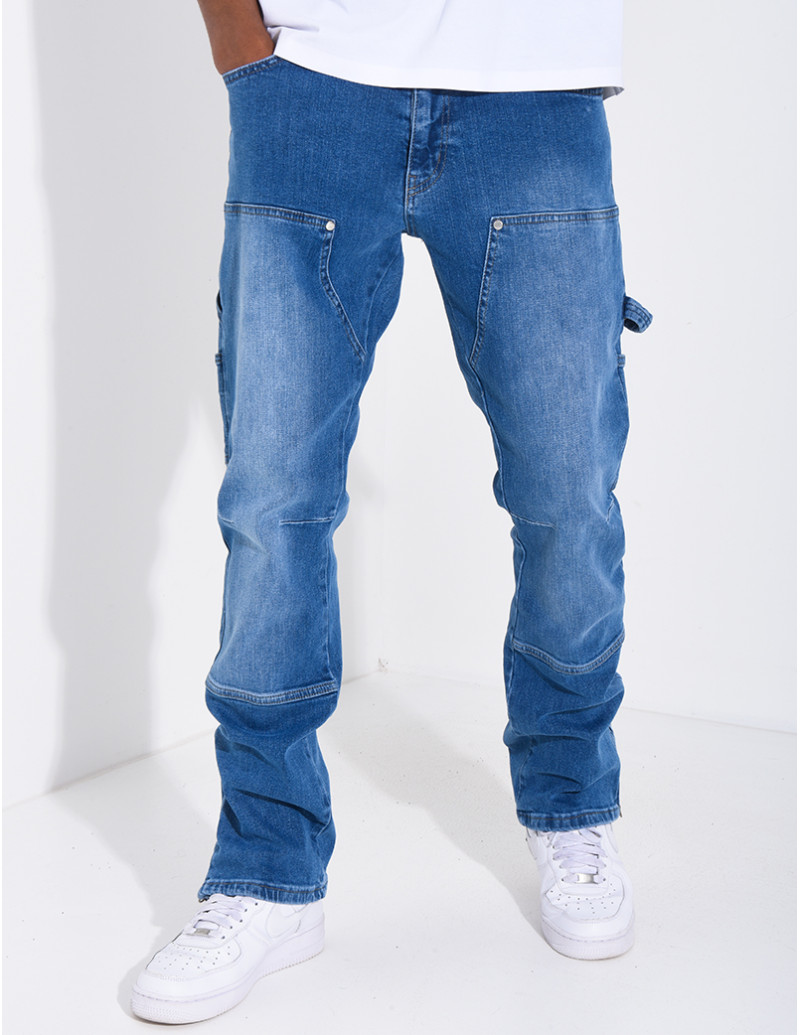 Jeans à fermeture éclaire...