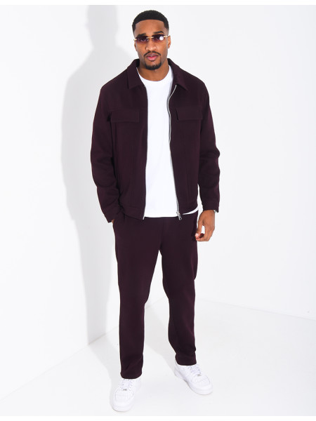 Ensemble pantalon et veste à poches