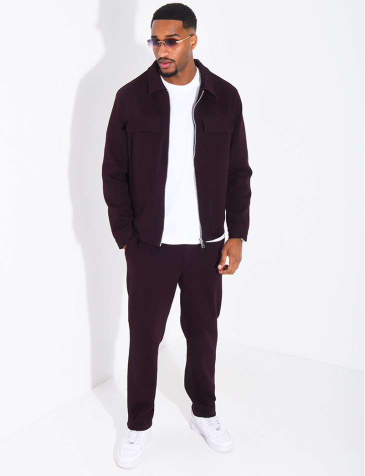 Ensemble pantalon et veste à poches