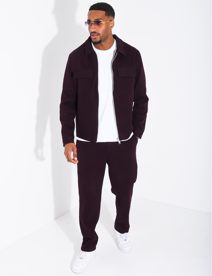 Ensemble pantalon et veste à poches