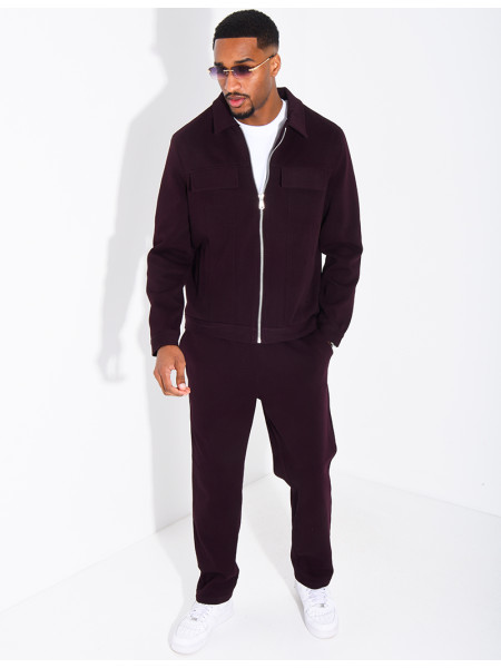 Ensemble pantalon et veste à poches