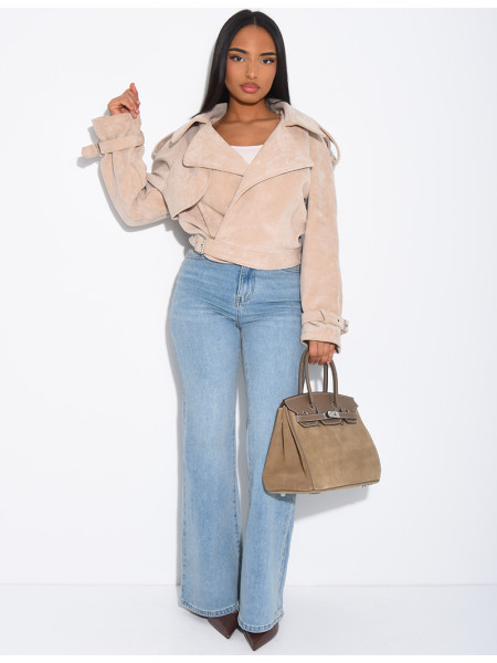 Jeans bootcut stretch délavé