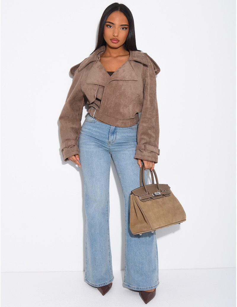 Jeans bootcut stretch délavé