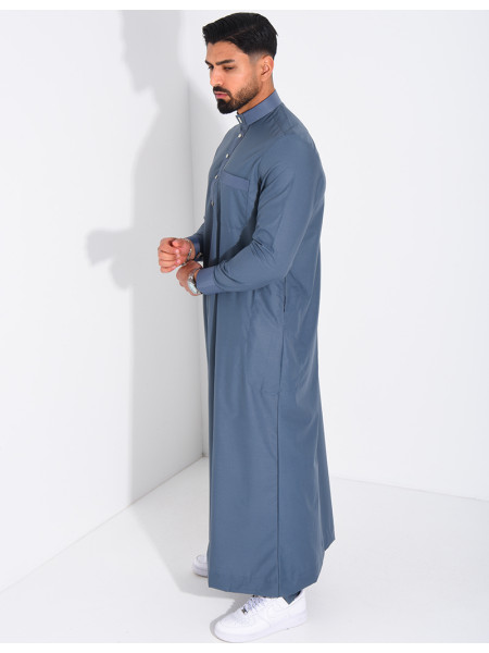 Ensemble de qamis à boutons carrés