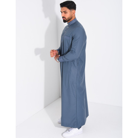 Ensemble de qamis à boutons carrés