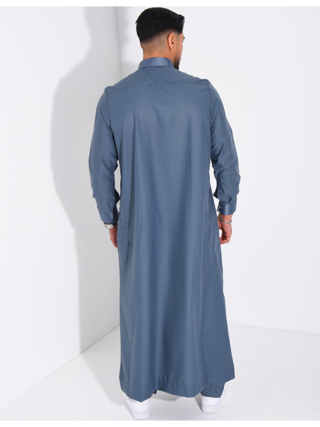 Ensemble de qamis à boutons carrés