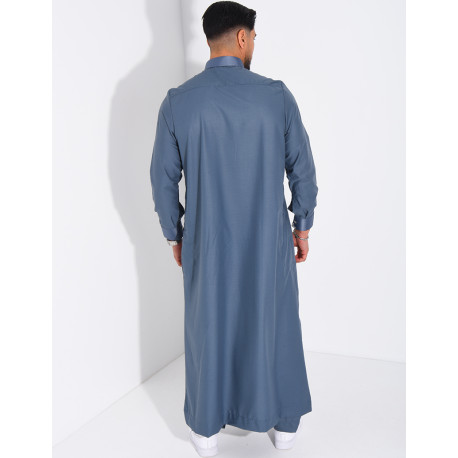 Ensemble de qamis à boutons carrés