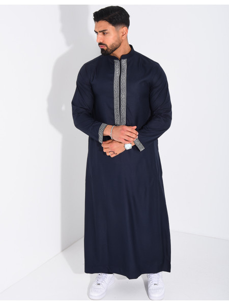 Qamis à fermeture éclaire