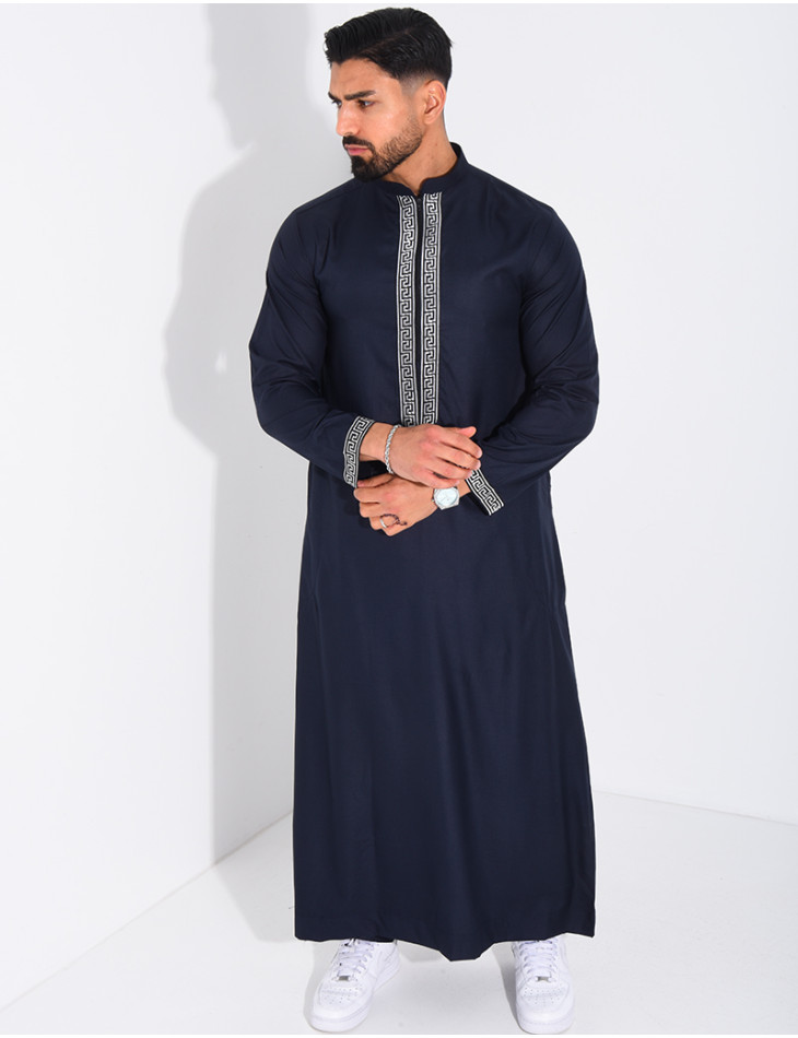 Qamis à fermeture éclaire