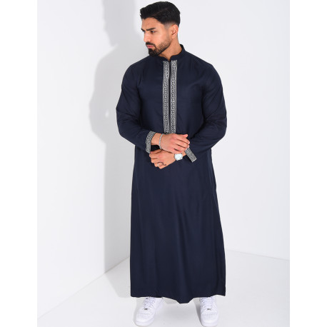 Qamis à fermeture éclaire