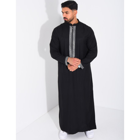 Qamis à fermeture éclaire