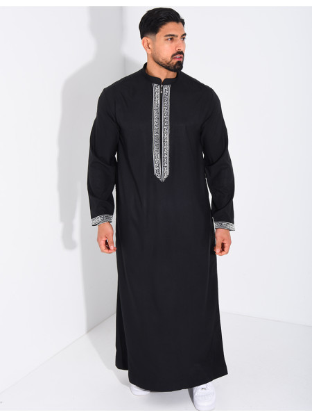 Qamis à fermeture éclaire