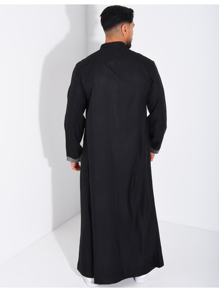 Qamis à fermeture éclaire