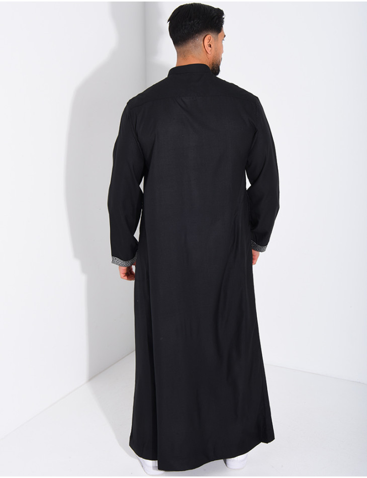 Qamis à fermeture éclaire