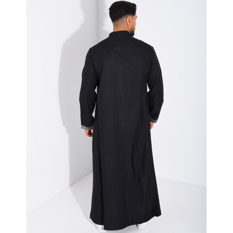 Qamis à fermeture éclaire