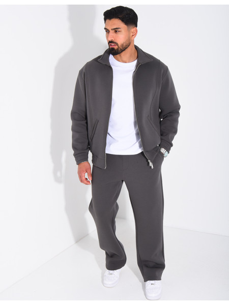 Ensemble de jogging pantalon et veste col montant