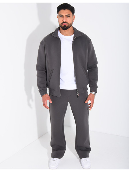 Ensemble de jogging pantalon et veste col montant