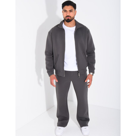 Ensemble de jogging pantalon et veste col montant