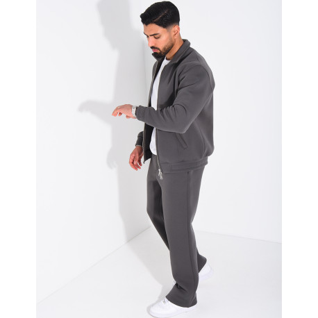 Ensemble de jogging pantalon et veste col montant
