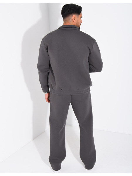 Ensemble de jogging pantalon et veste col montant