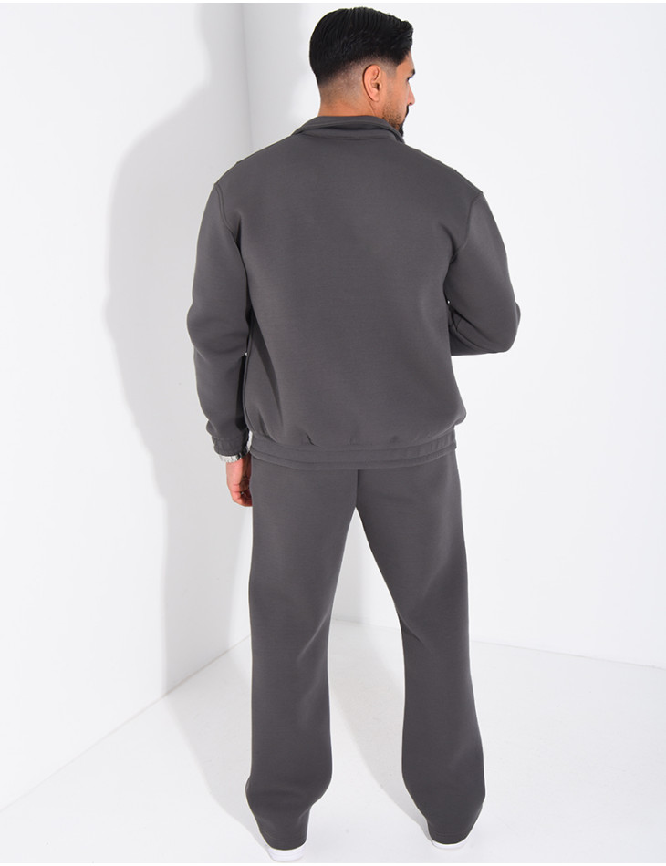 Ensemble de jogging pantalon et veste col montant