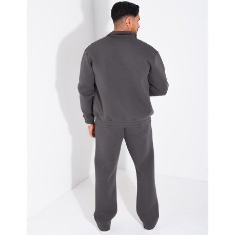 Ensemble de jogging pantalon et veste col montant