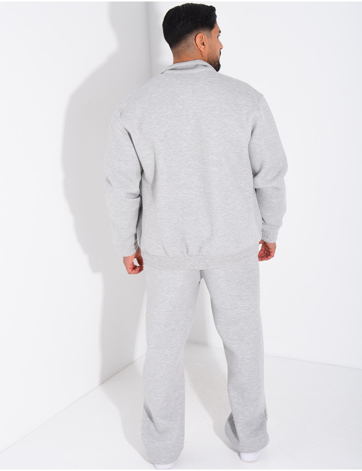 Ensemble de jogging pantalon et veste col montant