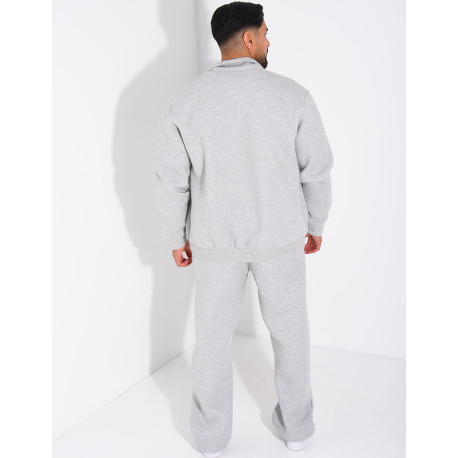 Ensemble de jogging pantalon et veste col montant