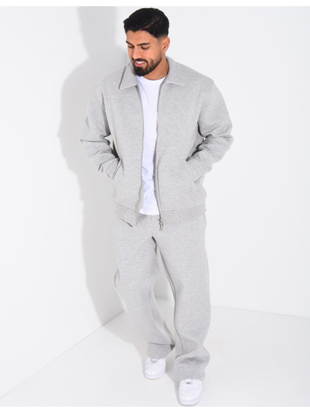 Ensemble de jogging pantalon et veste col montant