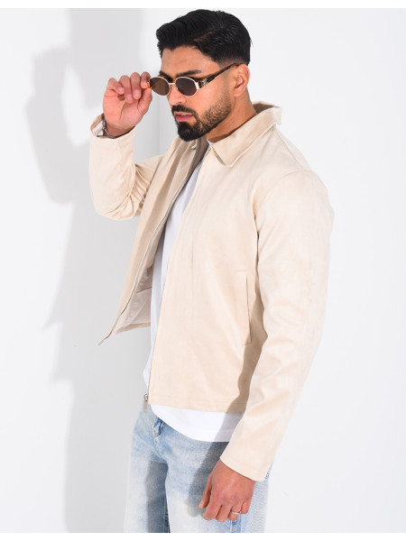 Veste en suédine