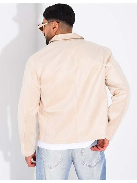 Veste en suédine