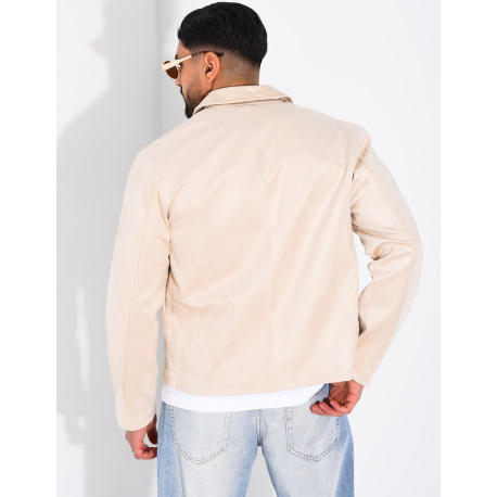 Veste en suédine
