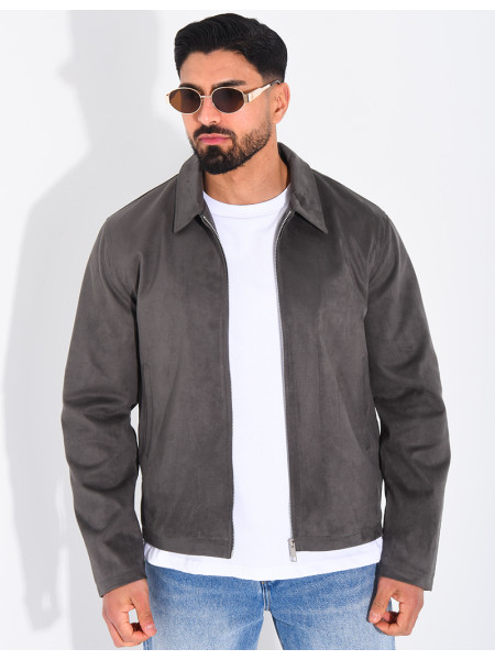 Veste en suédine