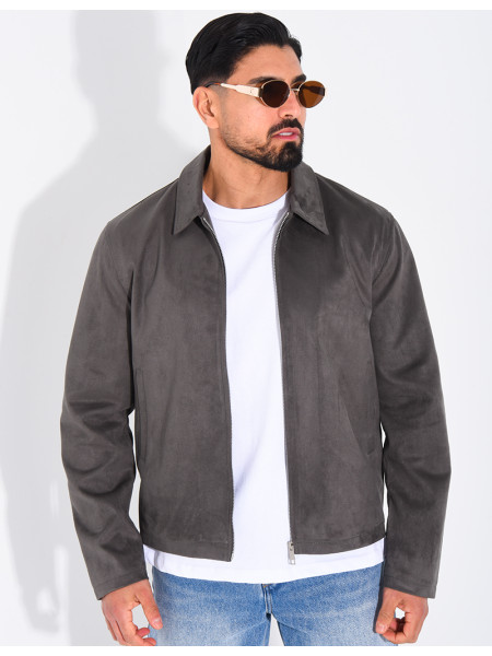 Veste en suédine