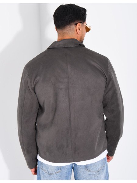 Veste en suédine