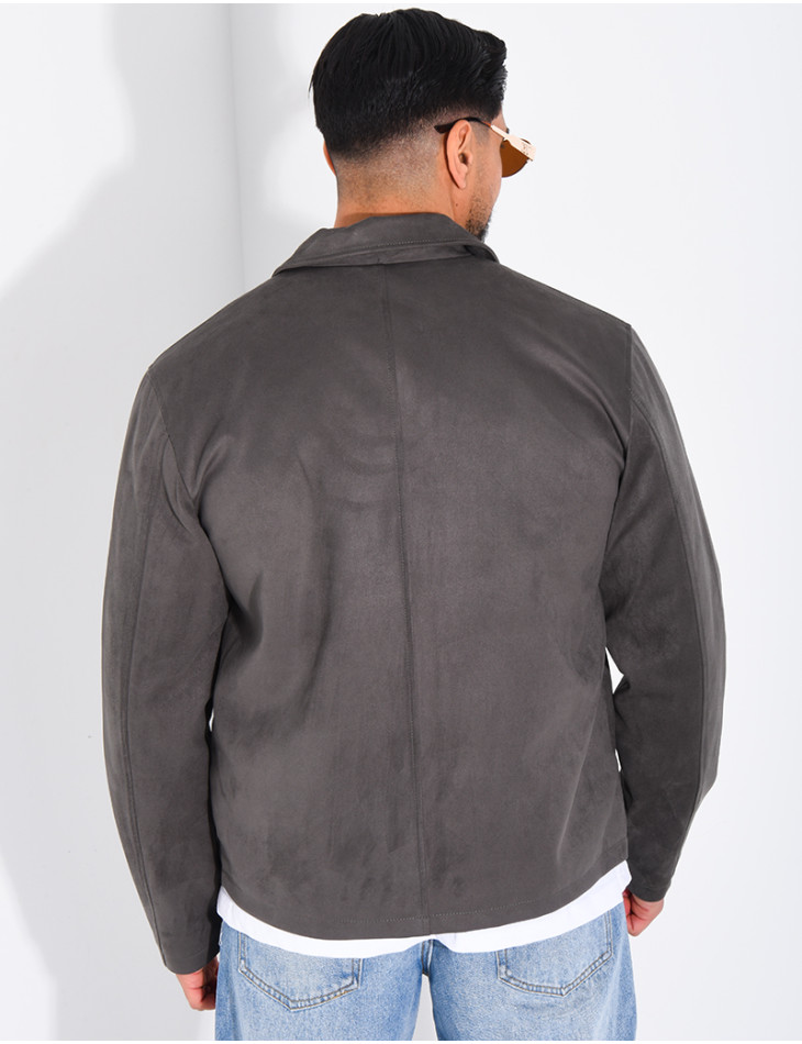 Veste en suédine