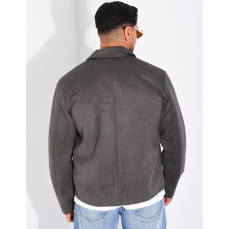 Veste en suédine