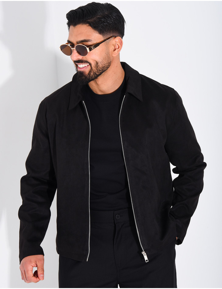 Veste en suédine