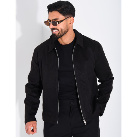 Veste en suédine